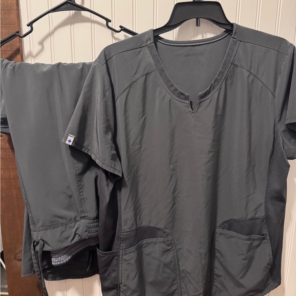 Scrubstar Gray Women's Scrub Set